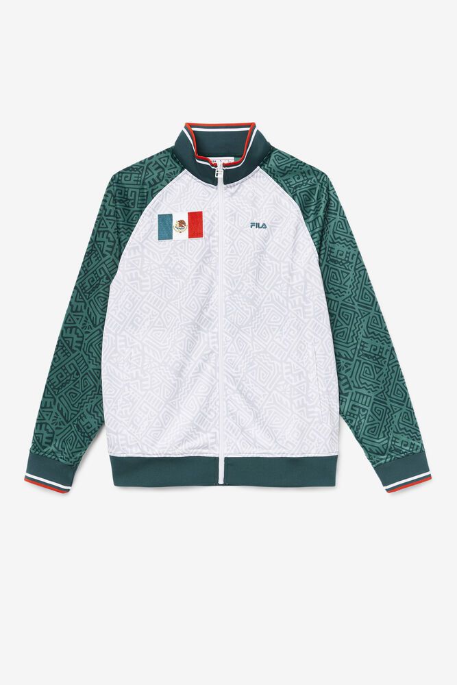 Fila Jacket Mexico Track Mens White - India GPX-243891